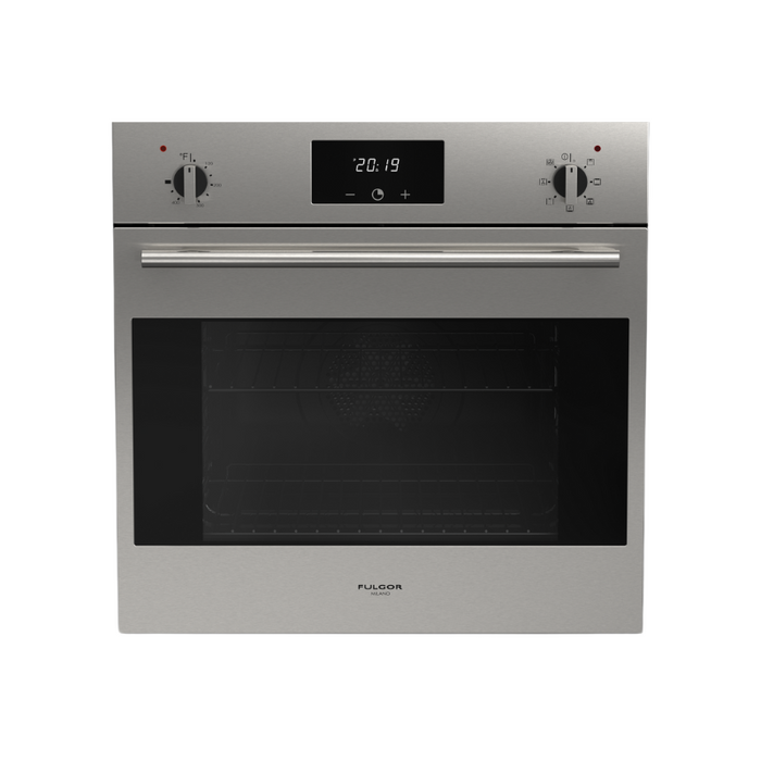 Fulgor Milano 24-Inch Distinto Built-In Electric Single Oven, Easy Clean, Convection, N.A. Version, Stainless Steel