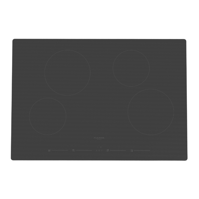 Fulgor Milano 30-Inch Distinto Built-In Induction Cooktop, 400 Series, 4 Cooking Zones, Touch Slide Controls