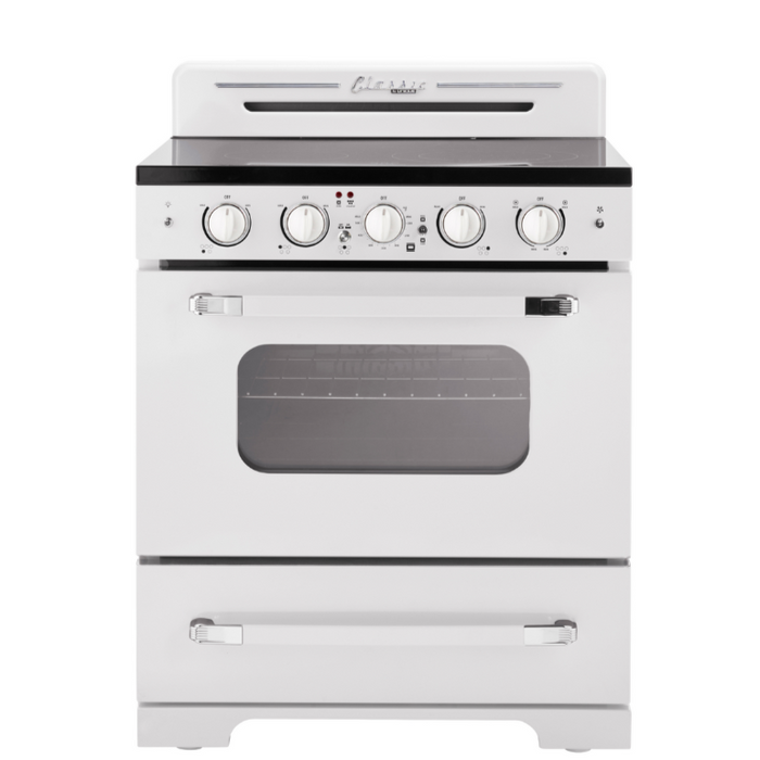 Classic Retro by Unique 30" Colored Retro Gas Convection Ranges