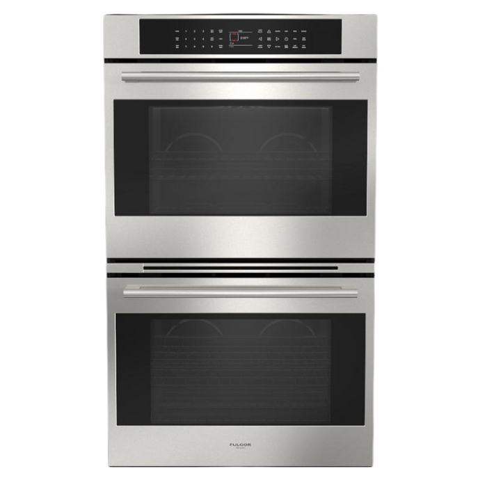 Fulgor Milano 30-Inch Distinto Built-In Electric Double Oven, Self-Clean, Dual Fan Convection, N.A. Version, Stainless Steel, Full Touch Electronic Control - Will Be Discontinued