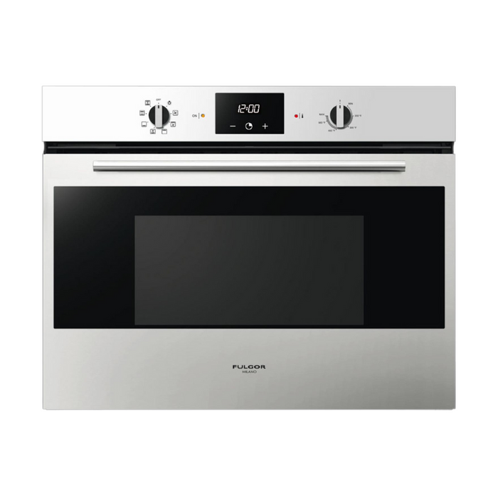 Fulgor Milano 30-Inch Distinto Built-In Electric Single Oven, Euro Height, Easy Clean, Convection, N.A. Version, Stainless Steel - Will Be Discontinued