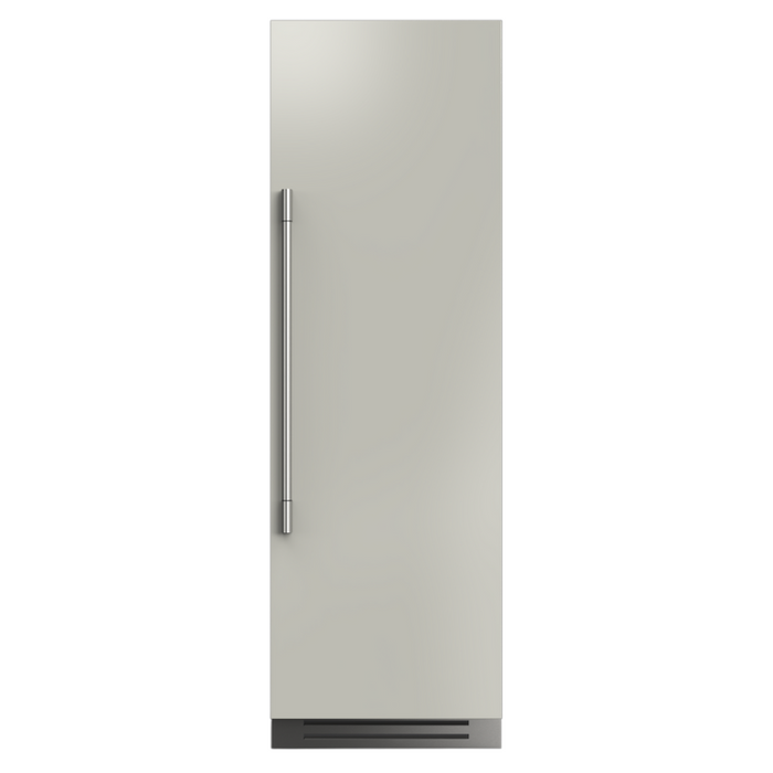 Fulgor Milano 12.67 cu.ft Pro Integrated Column Freezer, 700 Series, RH, Overlay, Bottom Compressor, Metal Interior, Ice Maker