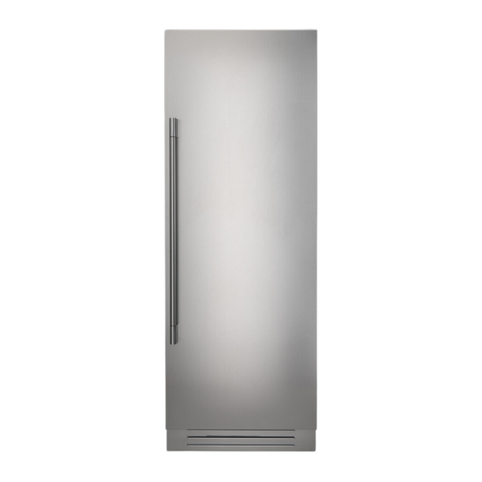 Fulgor Milano 12.67 cu.ft Pro Column Freezer, 700 Series, RH, Stainless Cladded, Bottom Compressor, Metal Interior, Ice Maker, Includes Pro Handle & Badge Accessory
