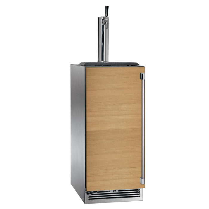 Perlick Signature Series 15" Indoor Refrigerator w/ Fully Integrated Panel-Ready Solid Door, Hinge Left