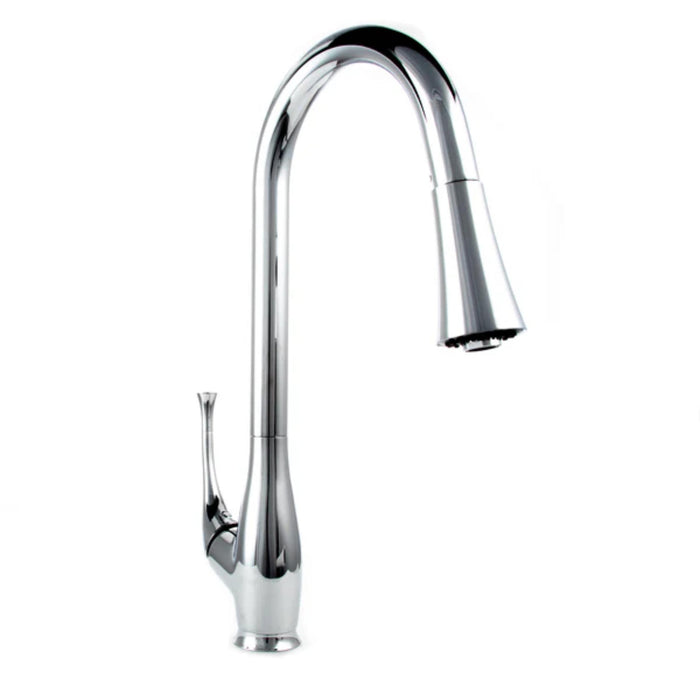 ZLINE Castor Pull-Down Single Handle Kitchen Faucet in Chrome