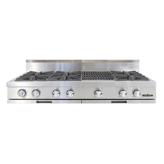 Capital Culinarian Series 48-Inch 6 Burner Specialty Cooktop Rangetop