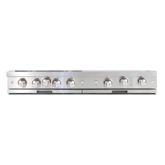 Chrome Satin Knob Upgrade for 48" & 60" Ranges and Rangetops