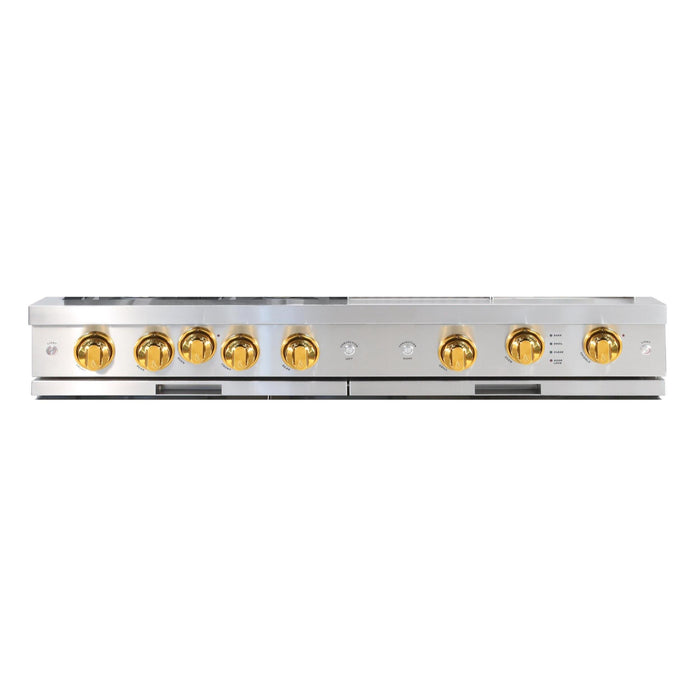 Brass Polished Knob Upgrade for 48" & 60" Ranges and Rangetops