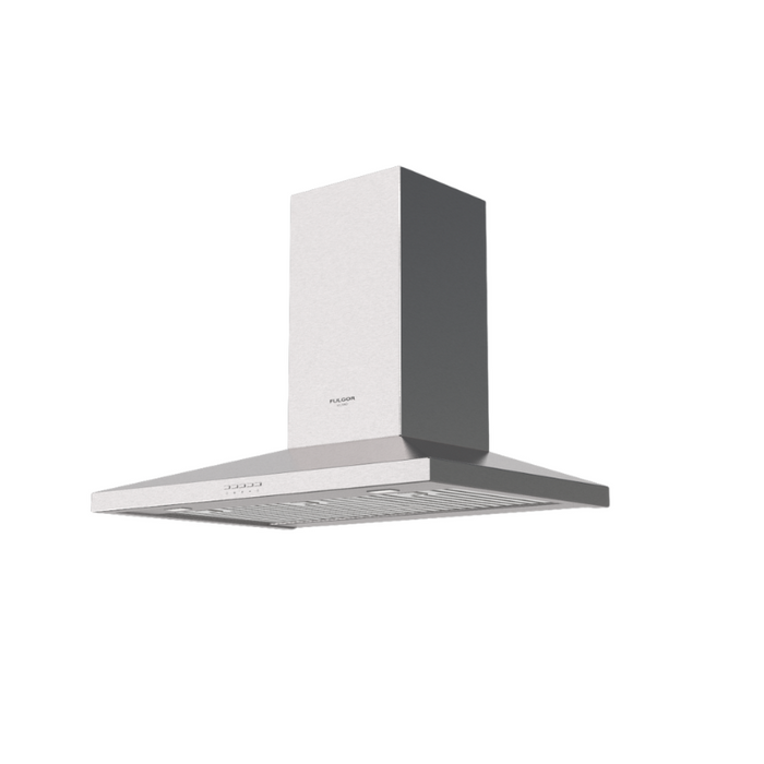 Fulgor Milano 30-Inch Chimney Wall Hood, 400 Series, 600 CFM, Electronic Control, Speed Reduction Technology