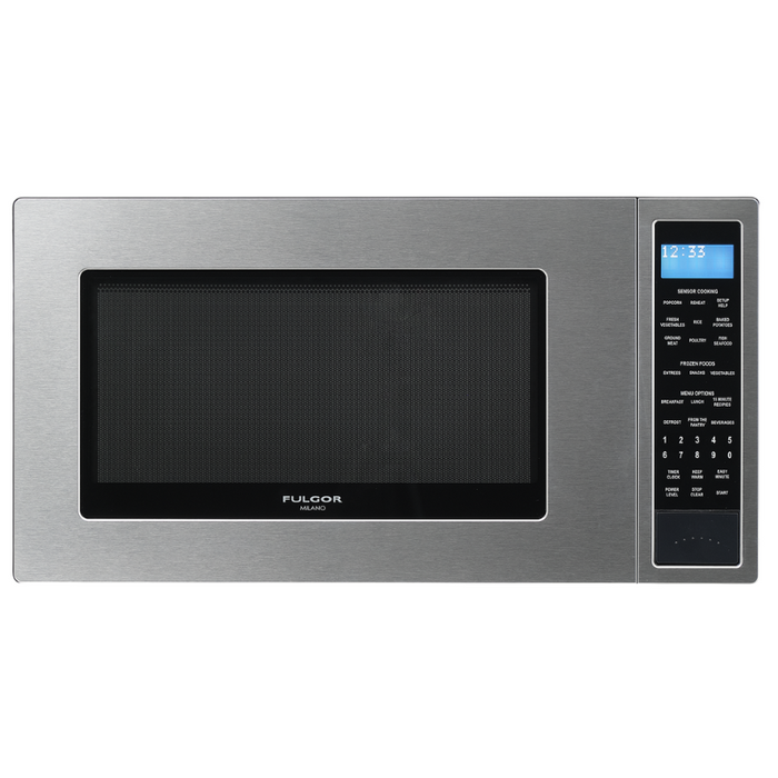 Fulgor Milano Distinto Built-In Microwave Countertop, 400 Series, 2.0 cu. ft., 1100W, Sensor
