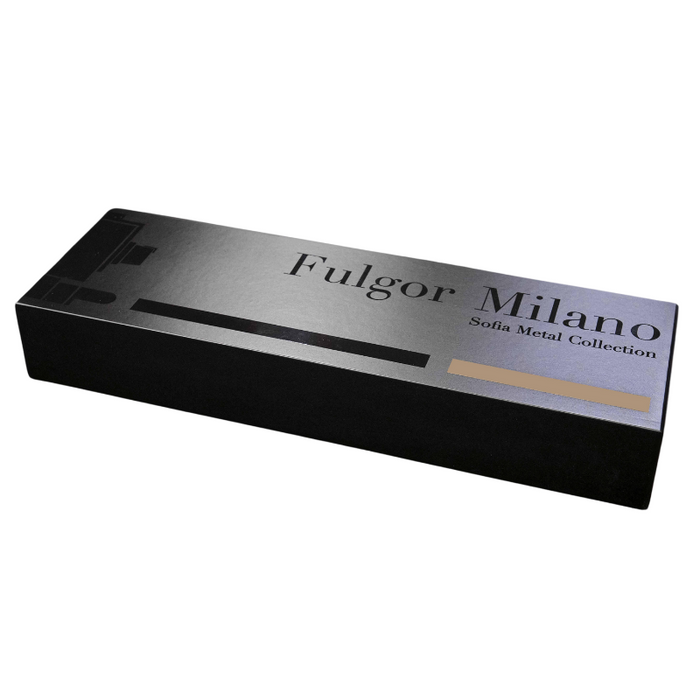 Fulgor Milano Bezel Accessory Kit – 11 Bezels & 1 Faceplate for Sofia Nameplate, Brushed Bronze