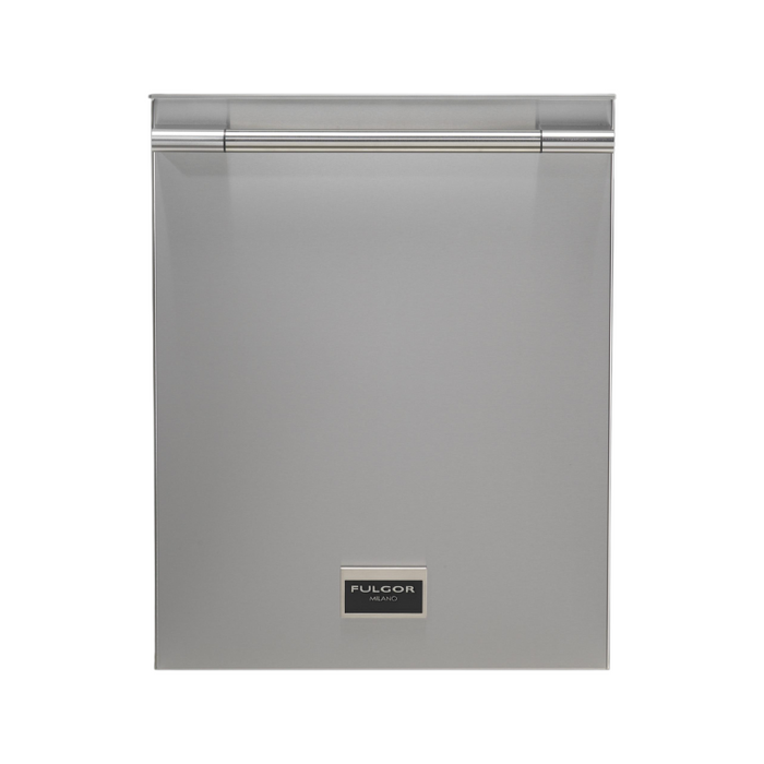 Fulgor Milano 24-Inch Pro Built-In Dishwasher, Stainless Steel, 6 Cycles, 45 dB, 3rd Rack (Requires Handle Kit, Sold Separately)