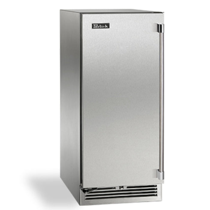 Perlick Signature Series 2.8 cu. ft Indoor Refrigerator, Stainless Steel Solid Door, Hinge Left