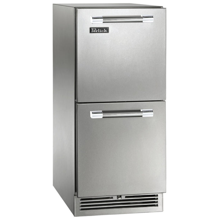Perlick Signature Series 2.8 cu. ft Indoor Refrig. w/ Stainless Steel Drawers