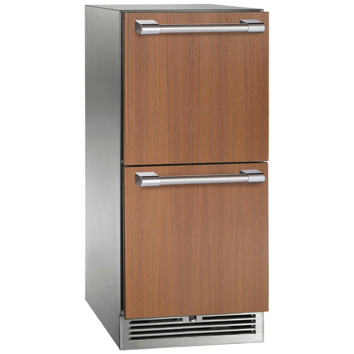 Perlick Signature Series 2.8 cu. ft Indoor Refrig. w/ Fully Integ. Panel-Ready Drawers