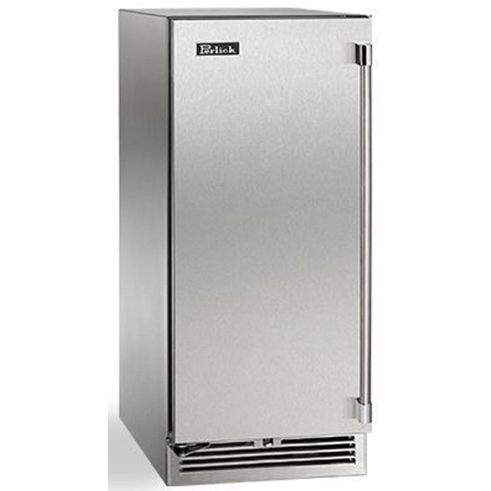 Perlick Signature Series 2.8 cu. ft Indoor Refrigerator, Stainless Steel Solid Door, Hinge Left, with Lock