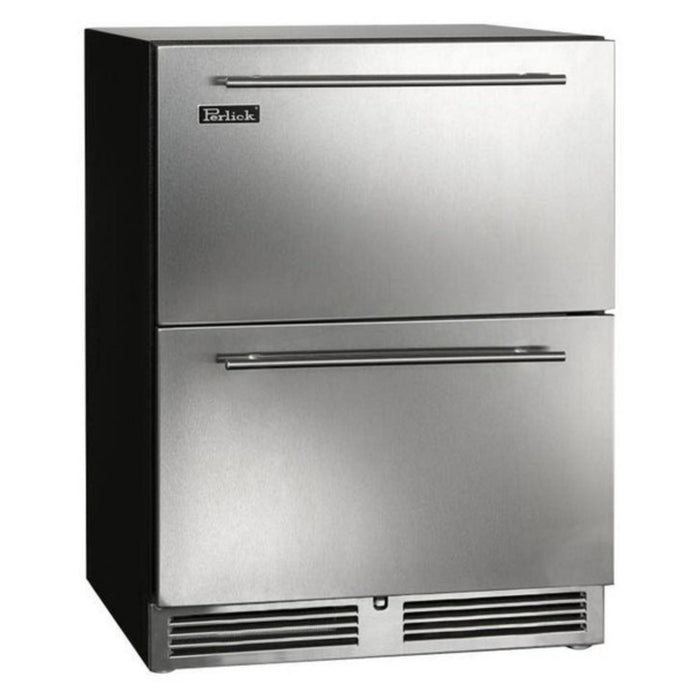 Perlick ADA-Compliant 4.8 cu.ft Indoor Freezer Drawers, Stainless Steel