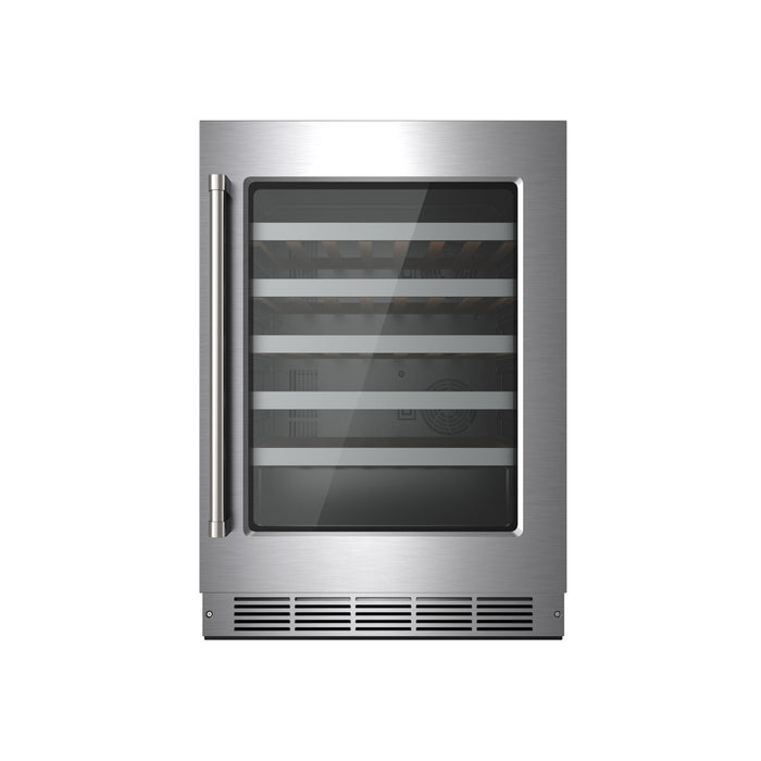 Thor Kitchen TWC24US 24 Inch Single Zone Wine Cooler, 46 Bottle Capacity