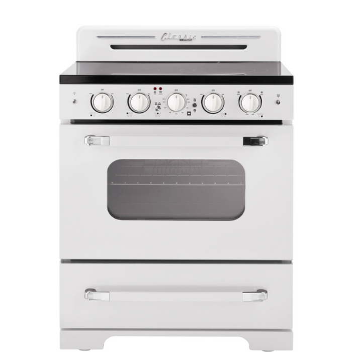 Classic Retro by Unique 30" Colored Retro Electric Convection Ranges