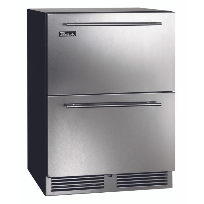 Perlick C-Series 24" Outdoor Refrigerator Drawers, Stainless Steel