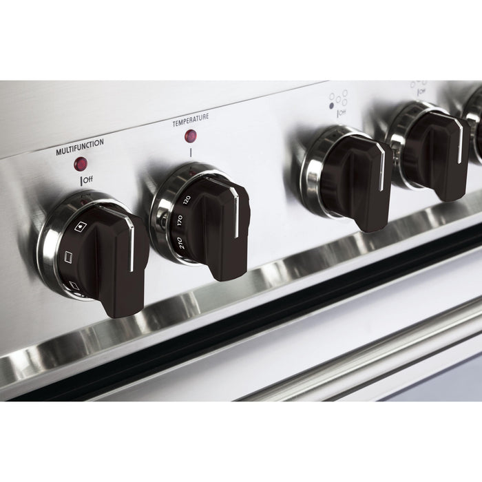 Verona Black Color Knob Set of 7 for Designer Single Oven Dual Fuel Range