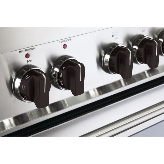 Verona Black Color Knob Set of 8 for Designer Series Single Oven Gas Range