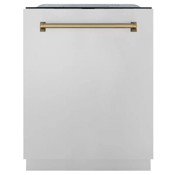 ZLINE Autograph Edition 24" Monument Series 3rd Rack Top Touch Control Tall Tub Dishwasher