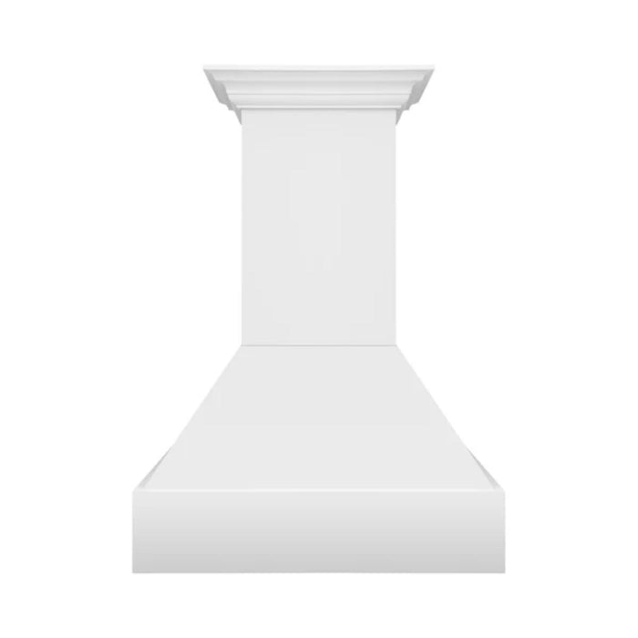 ZLINE 30" & 36" Wooden Wall Mount Range Hoods in Rustic Bright White Finish