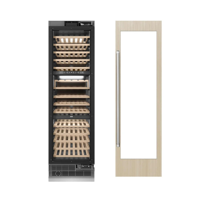 ZLINE 24-Inch 12.4 Cu. Ft. Autograph Edition Triple Zone Panel Ready Column Wine Cooler