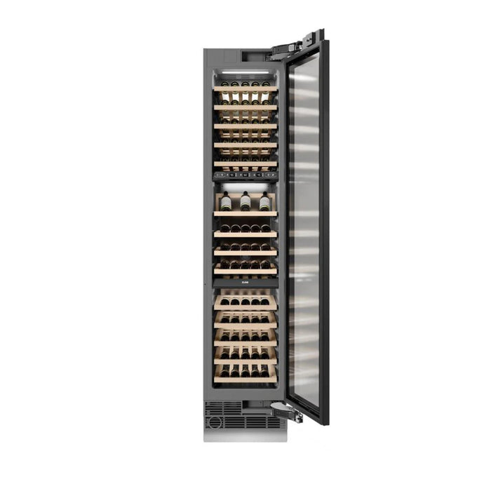 ZLINE 18-Inch 9.0 Cu. Ft. Autograph Edition Triple Zone Panel Ready Right Hinge Column Wine Cooler