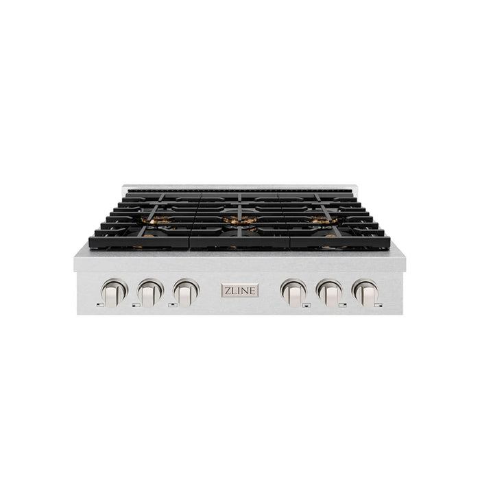 ZLINE Paramount Gas Rangetops with 6 and 8 Burner DuoPro™ Cooktops, Stainless Steel Finish.