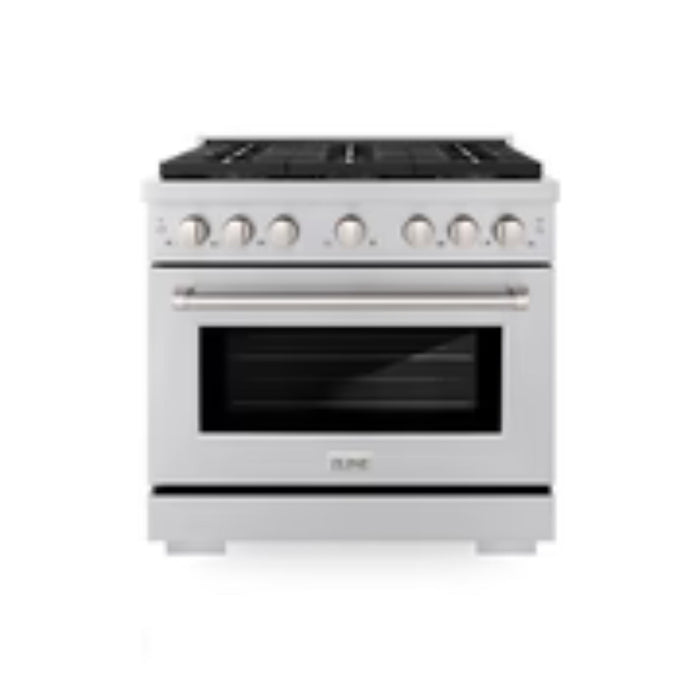 ZLINE Autograph Edition 48" & 36" Paramount Gas Ranges with Cooktop and Dual Ovens in Stainless Steel