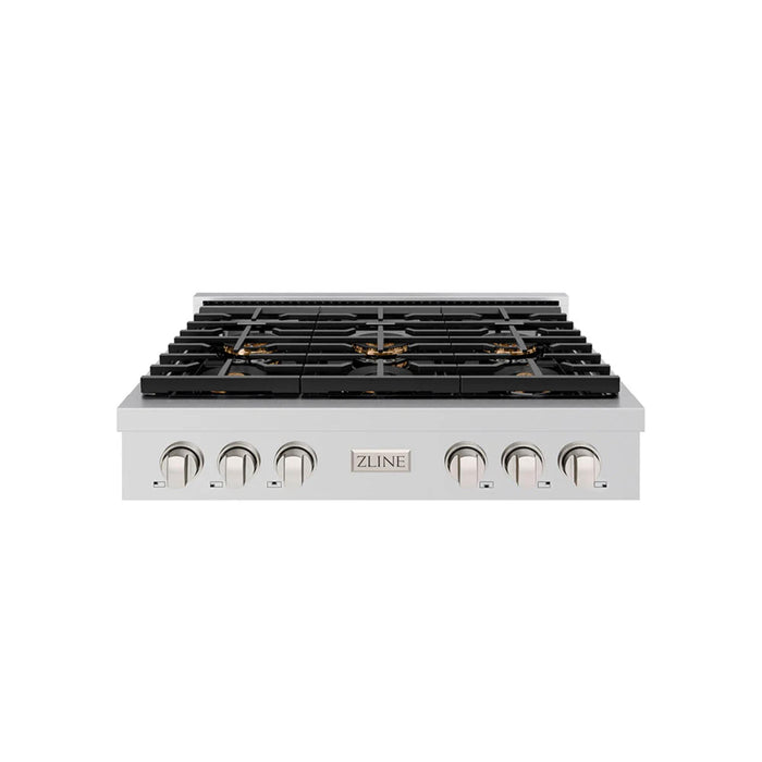 ZLINE Paramount Gas Rangetops with 6 and 8 Burner DuoPro™ Cooktops in Stainless Steel