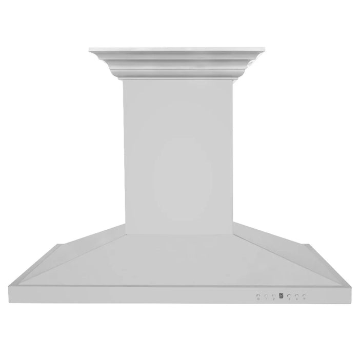 ZLINE CrownSound Island Mount Range Hoods with Built-in Bluetooth Speakers GL2iCRN-BT Series