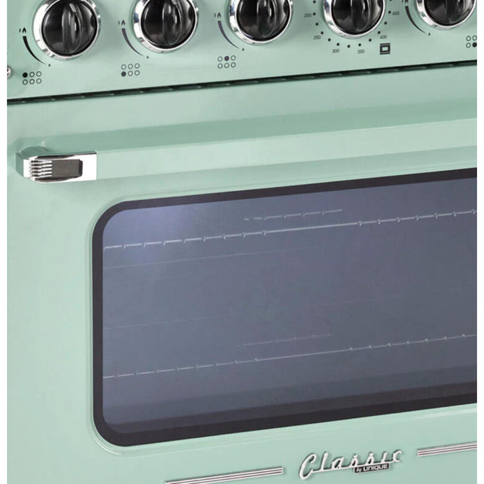 Classic Retro by Unique 36" Colored Retro Gas Convection Ranges