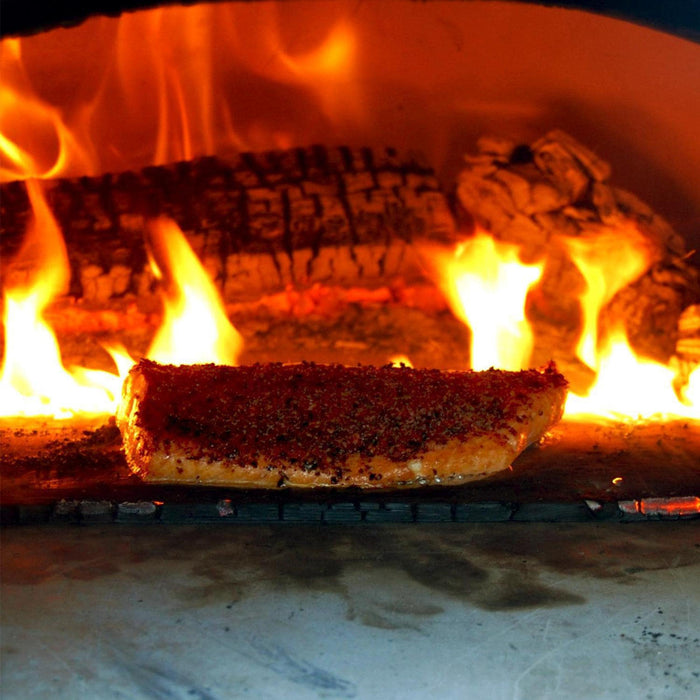 Chicago Brick Oven CBO-750 Hybrid DIY Kit Built-In Commercial Propane and Wood Fired 6-Piece Pizza Oven