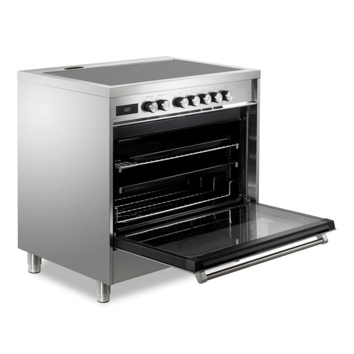 Verona Ultima 36-Inch 5.0 Cu. Ft. Colored Freestanding Induction Range with Five Cooking Zones, Dual Convection, and Air Fry