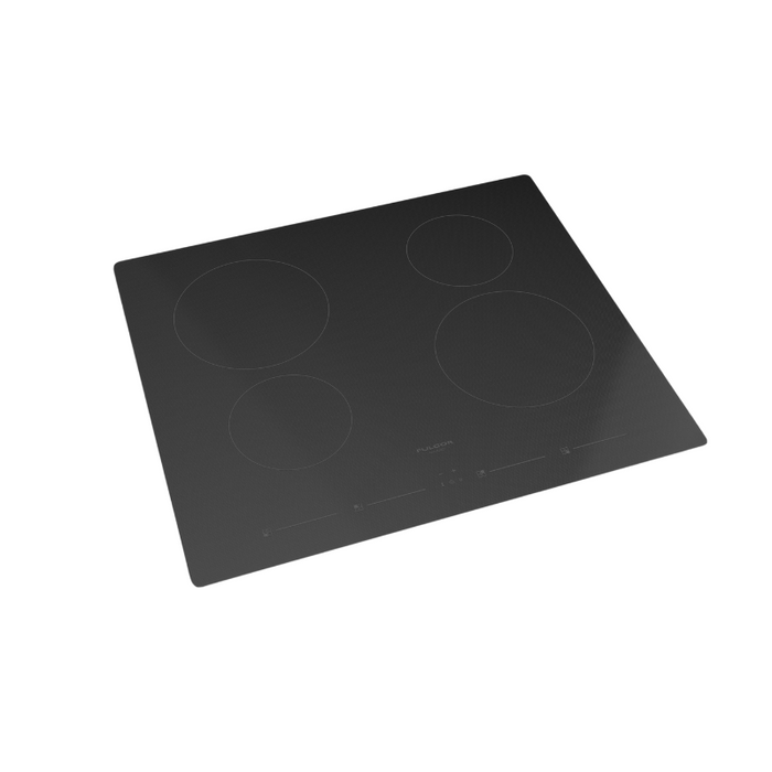 Fulgor Milano 24-Inch Distinto Built-In Induction Cooktop, 400 Series, 4 Cooking Zones, Touch Slide Controls