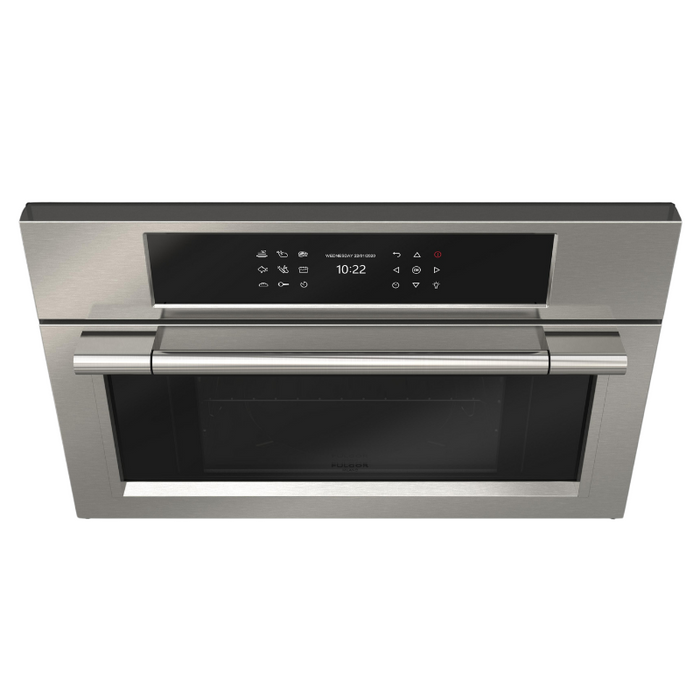 Fulgor Milano 30-Inch Pro Built-In Steam Oven, 600 Series, Combination Steam Convection, Stainless Steel Finish