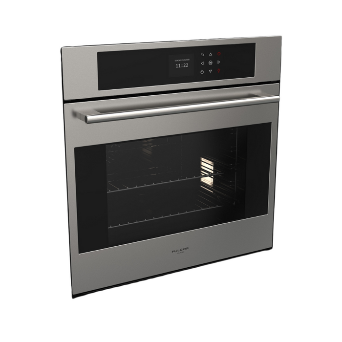 Fulgor Milano 24-Inch Distinto Built-In Electric Single Oven, Easy Clean, Convection, N.A. Version, Stainless Steel - Will Be Discontinued