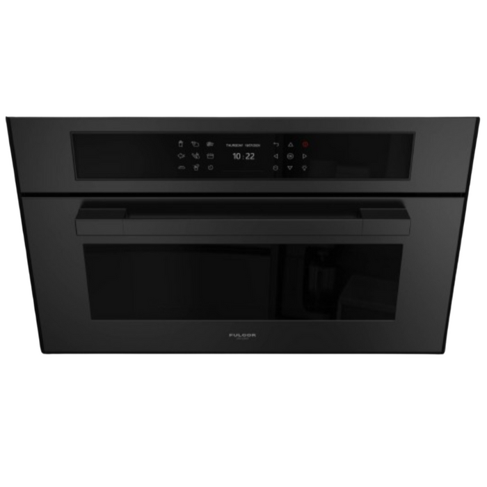Fulgor Milano 30-Inch Matteo Built-In Speed Oven, 700 Series, Combination Microwave Convection, Air Fry Function, Matte Black Finish