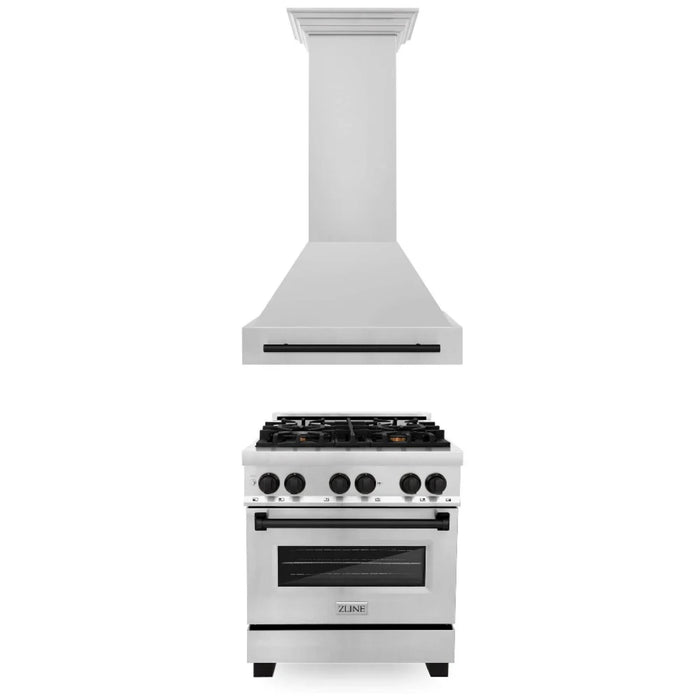 ZLINE Autograph Edition Dual Fuel Kitchen Package (30", 36", 48")
