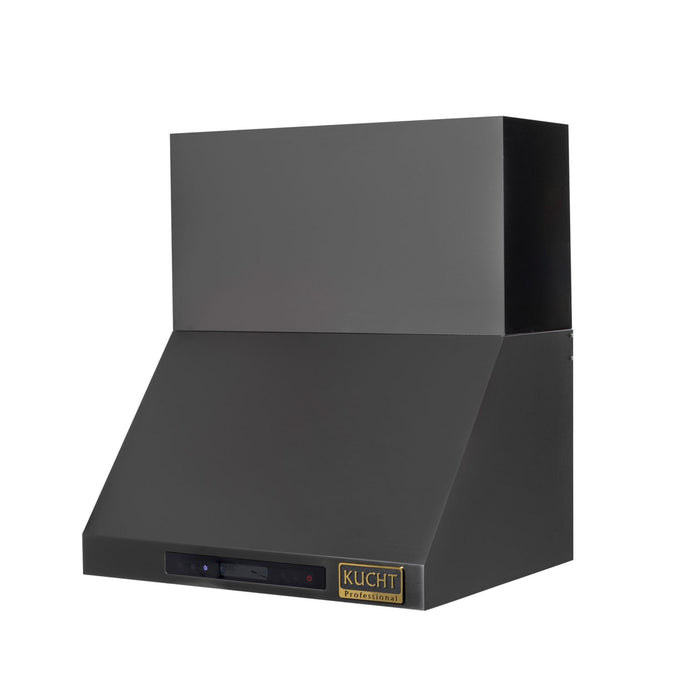 Kucht KKRH363A-C Wall Mount Range Hood in Dark Titanium Stainless Steel