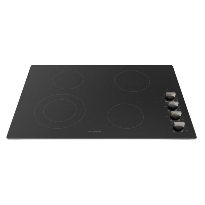 Fulgor Milano 30-Inch Distinto Built-In Electric Cooktop, 300 Series, 4 Cooking Zones, Manual Knob Control - Builder Only