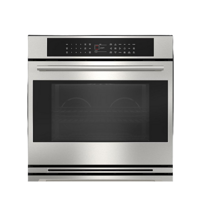 Fulgor Milano 30-Inch Distinto Built-In Electric Double Oven, Self-Clean, Dual Fan Convection, N.A. Version, Stainless Steel, Full Touch Electronic Control - Will Be Discontinued