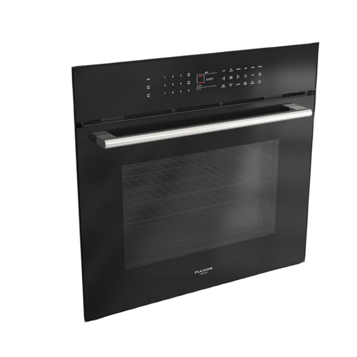 Fulgor Milano 30-Inch Distinto Built-In Electric Single Oven, Self-Clean, Dual Fan Convection, N.A. Version, Black, Full Touch Electronic Control