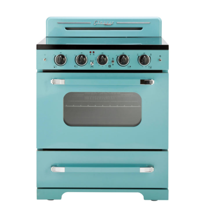 Classic Retro by Unique 30" Colored Retro Gas Convection Ranges