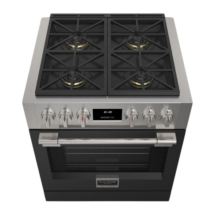 Fulgor Milano 30-Inch Pro Range Door Color Kit, Glossy Black
