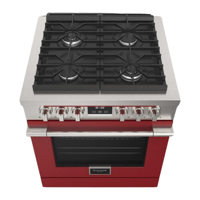 Fulgor Milano 30-Inch Accento Range Door Color Kit, Red