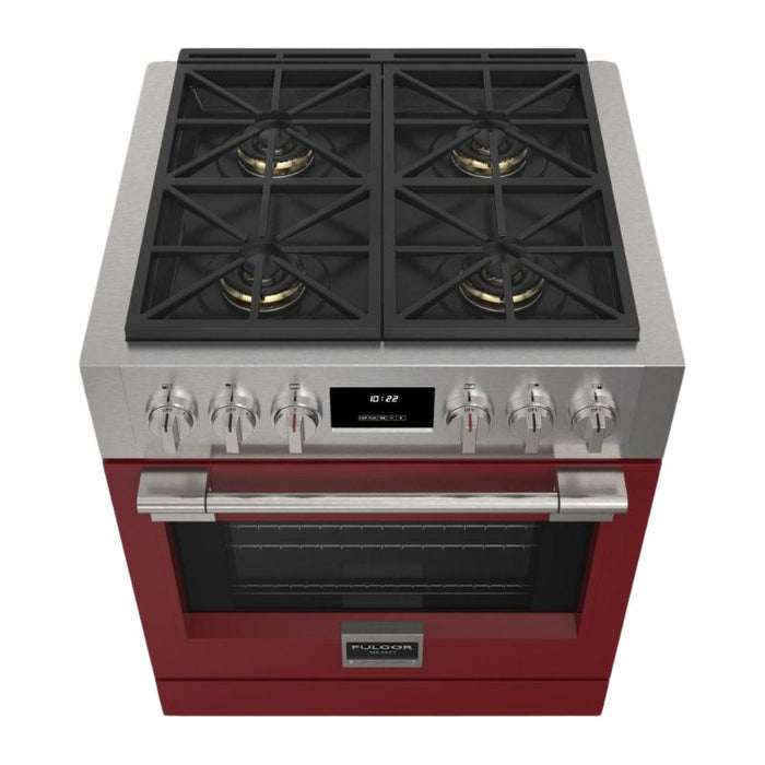 Fulgor Milano 30-Inch Pro Range Door Color Kit, Red